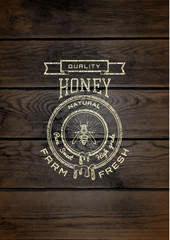 Honey badges logos and labels for any use