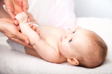 Infant arm massage