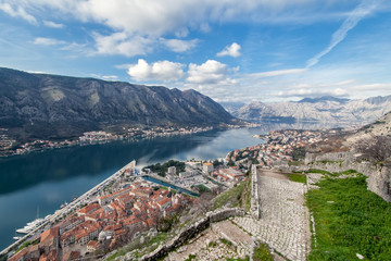 Bay of Kotor, Montenegro. Boka kotorska.