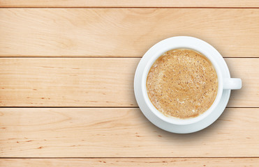 Coffee concept - cup of latte with heart