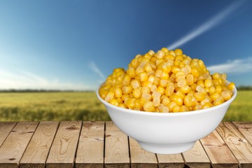 Corn, Sweetcorn, Isolated.
