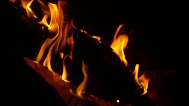 Slow Motion Fire Flames 96fps