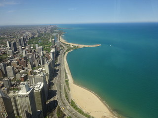 Plage du lac Michigan