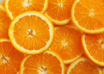 Fresh orange fruit background