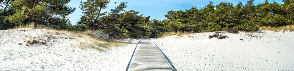 Sandy walkway