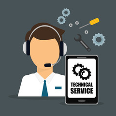 Technical service design.