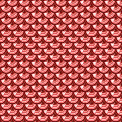 Seamless pink river fish scales texture