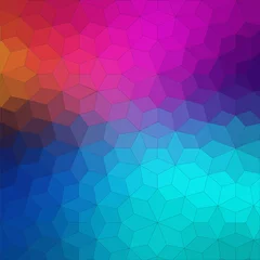 Poster Im Rahmen Geometric colorful background © igor_shmel