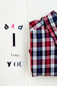 Dad I Love You Letters And Shirt