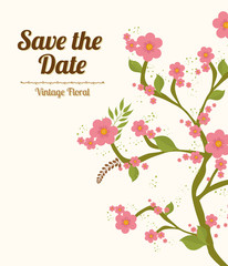 Save the date design.