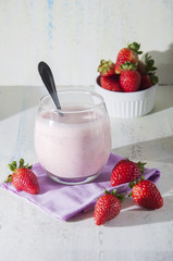 Batido de fresas
