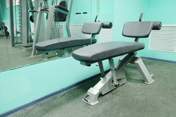 Interior of a fitness hall