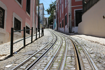 Funicular Railway, Lisbon, Portugal