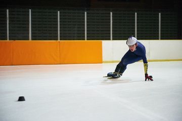 Obraz premium speed skating