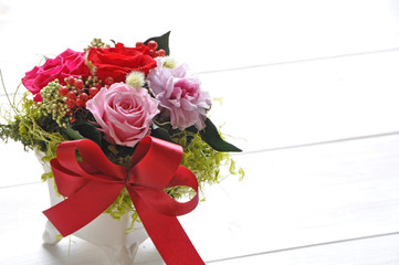 プリザーブドフラワーアレンジメント