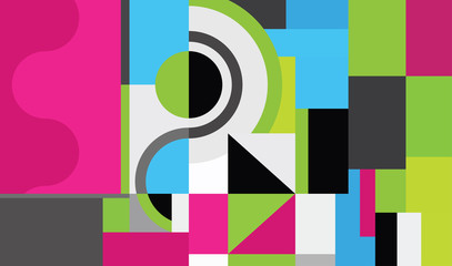 Fototapeta premium Creative geometric design