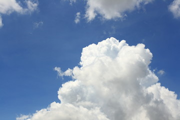 blue sky and white cloud