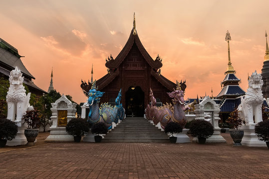 Temple Wat Ban-den , Chiangmai Province Thailand