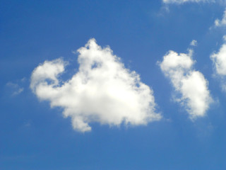 Naklejka na ściany i meble blue sky and beautiful clouds