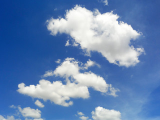 Fototapeta premium blue sky and beautiful clouds