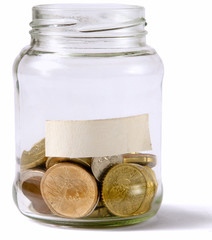 money on the bottle,dollar,isola ted on white background