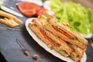 Cheese sandwich