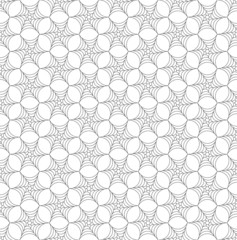 Black and white geometric seamless pattern modern stylish.