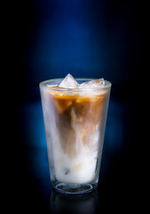Ice latte coffee