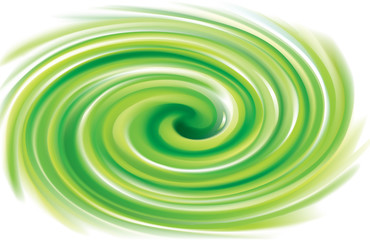 Vector swirling backdrop light green color
