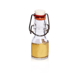 vintage bottle isolated on white