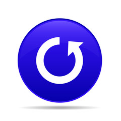 vector icon of return