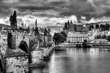Fototapeta premium beautiful and historic Prague, the capital of the Czech Republic