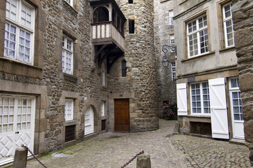Fototapeta na wymiar Saint-Malo, dettagli della città