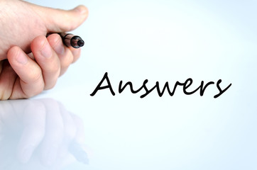 Answers concept