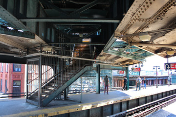New York / Myrtle Avenue metro in Brooklyn