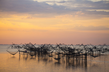 Obraz premium Fishing in sounthern of Thailand