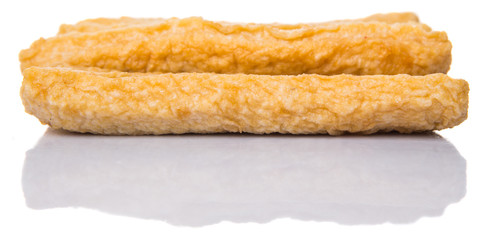 Raw fish fingers or fish stick