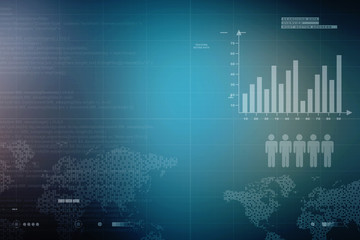 Digital Abstract business background