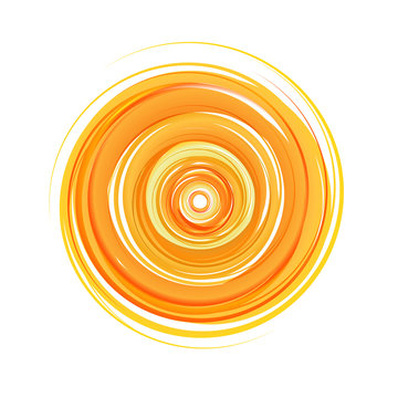 Vector logo abstract sun