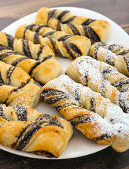 Homemade Pastry With Poppy Seed