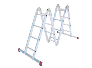 metal step-ladder isolated