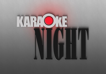 Karaoke Night - Typografie - Punkt R