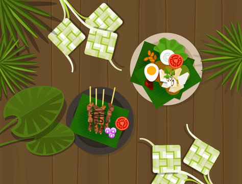 Ketupat Lebaran Idul Fitri Ied Food Indonesia