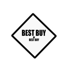 Obraz premium best buy black stamp text on white background