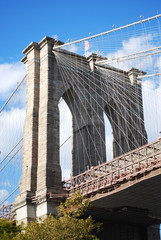 Fototapeta premium Brooklyn bridge view