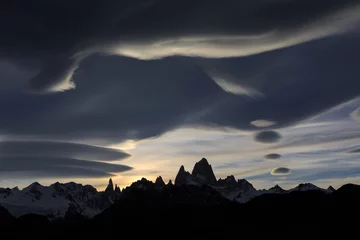 Blackout curtains Fitz Roy Mount Fitz Roy, Los Glaciares National Park, Patagonia