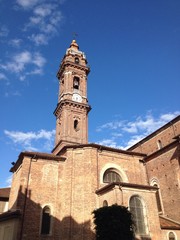 Fototapeta premium campanile del duomo di Saluzzo
