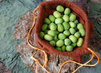 Collection lotus flower, seed, tea, healthy food