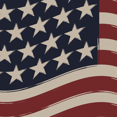 American Flag, Independence Day.