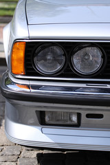 Old retro or vintage car or automobile